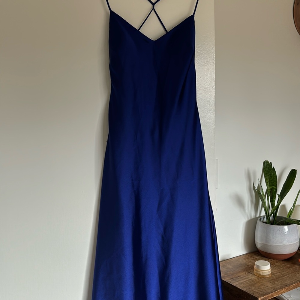 Satin midi dress | Zara
